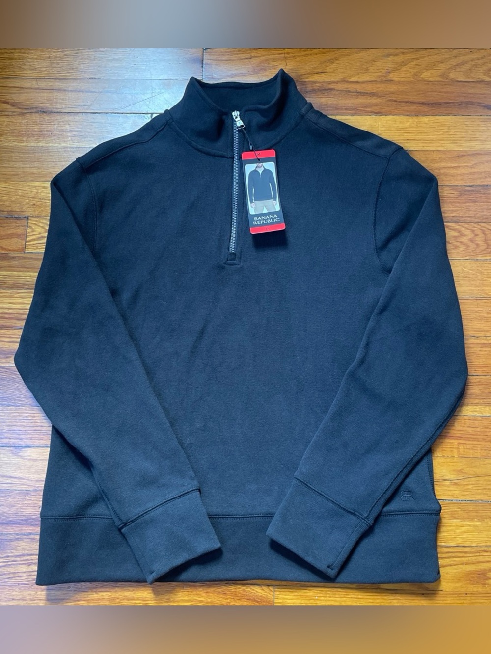 Black Half-Zip Men's Sweater - Banana Republic